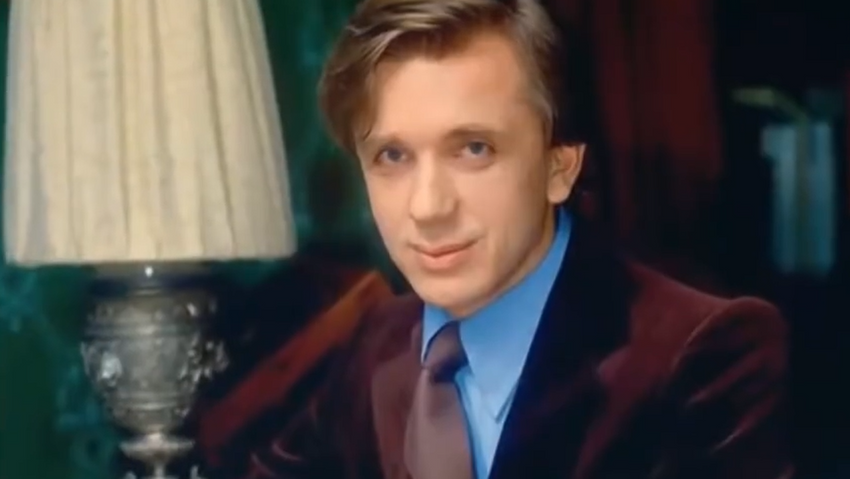 Молодой Евгений Стеблов. Фото: кадр из передачи «Судьба человека»