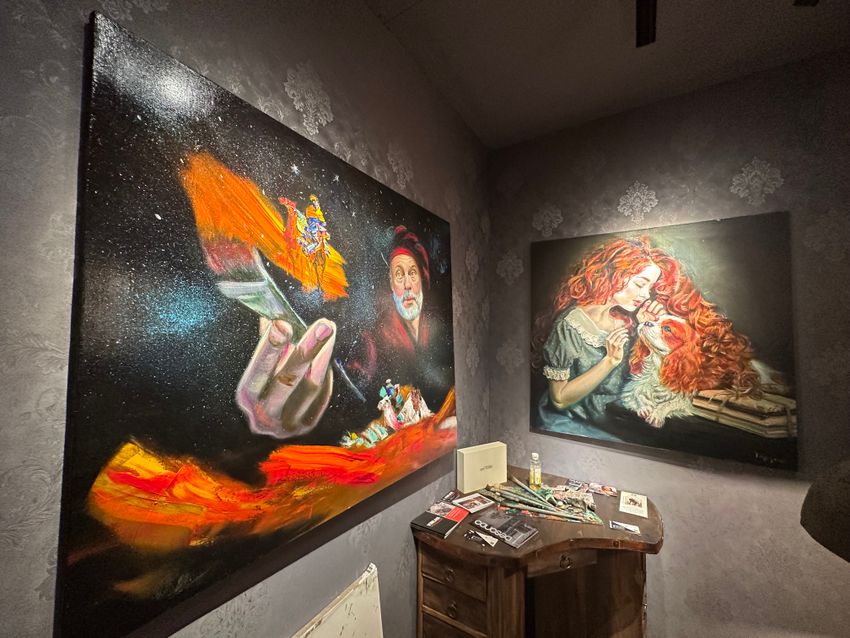 Эту работу Глушко посвятил своему учителю рисования. ФОТО: Лина Андр