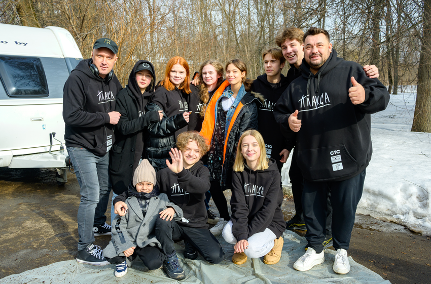 Команда сериала "Плакса". Фото предоставлены пресс-службой СТС