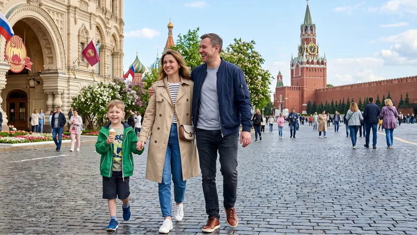 Погода в Москве и Московской области в мае 2026 года. Фото сгенерировано нейросетью Nano Banana