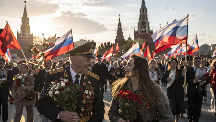 Парад Победы 9 мая 2026 года: дата и время, программа праздника. Фото сгенерировано нейросетью GPT Images