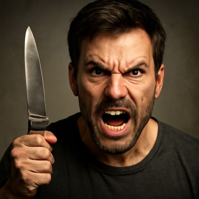 В Дагестане 37-летний мужчина после ссоры напал с ножом на родителей. Фото сгенерировано нейросетью Perplexity по материалам статьи.