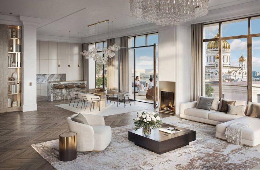 Самая дорогая квартира в России с 20 балконами и баром продается за ₽7 млрд. Фото: @breakingmash