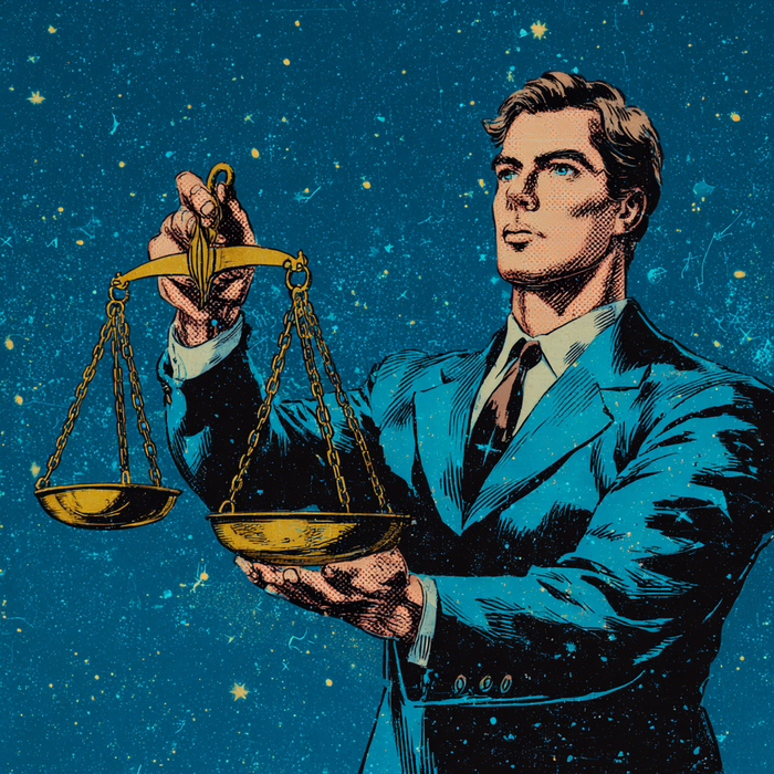 Для Весов в октябре наступает личный новый год. Фото сгенерировано нейросетью Midjourney