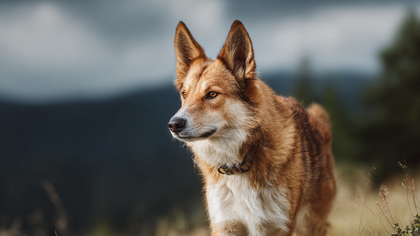 Лайка. Фото сгенерировано нейросетью Midjourney