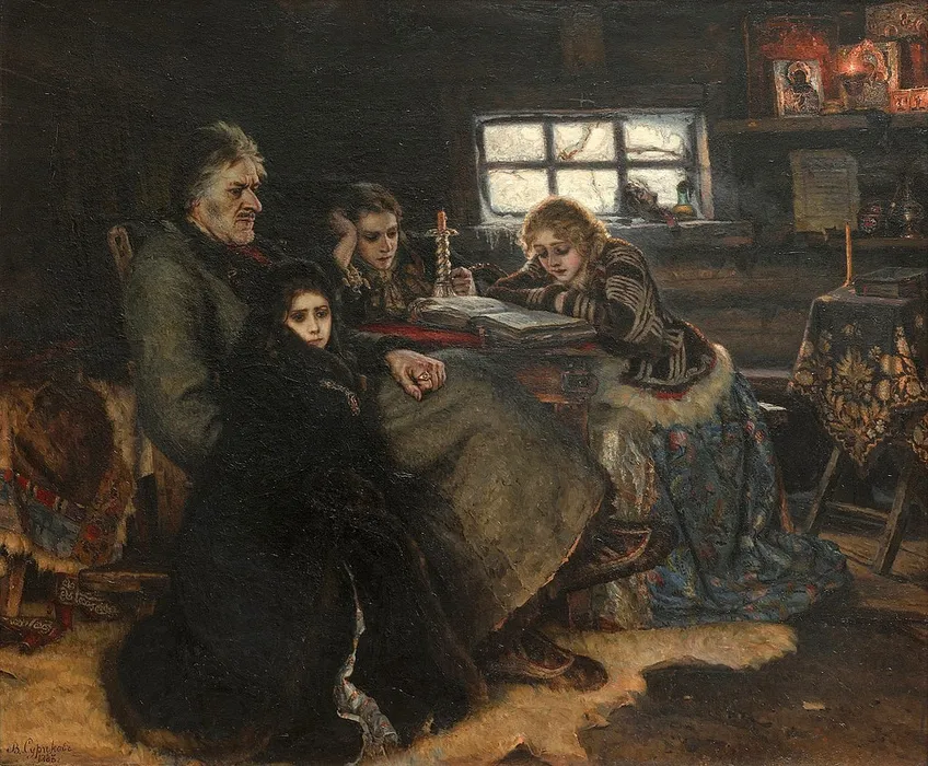 Художник Василий Суриков, "Меншиков в Берёзове", 1883