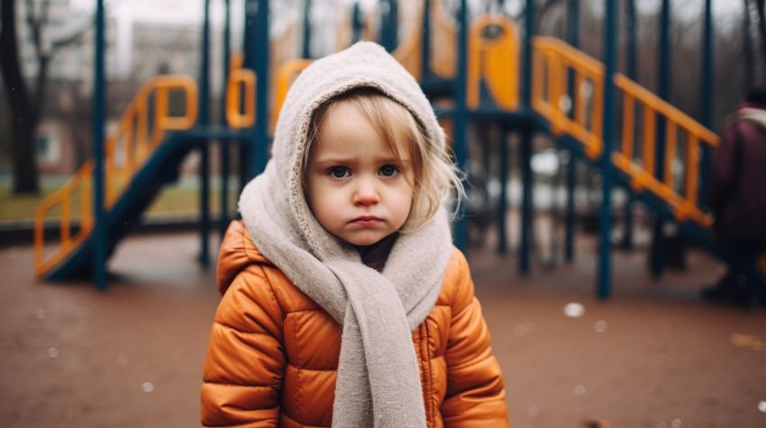 В Приморье воспитательница детсада на полчаса забыла 3-летнего ребенка на улице. Фото сгенерировано нейросетью midjourney.com по материалам статьи