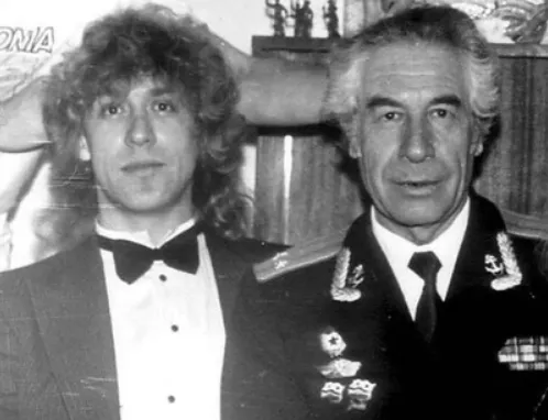 Владимир Кузьмин с отцом Борисом Григорьевичем — подполковником морской пехоты Советской армии. ФОТО: соцсети