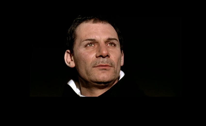 Джан Мария Волонте в роли Бруно. Кадр из фильма «Джордано Бруно», 1973, реж. Джулиано Монтальдо