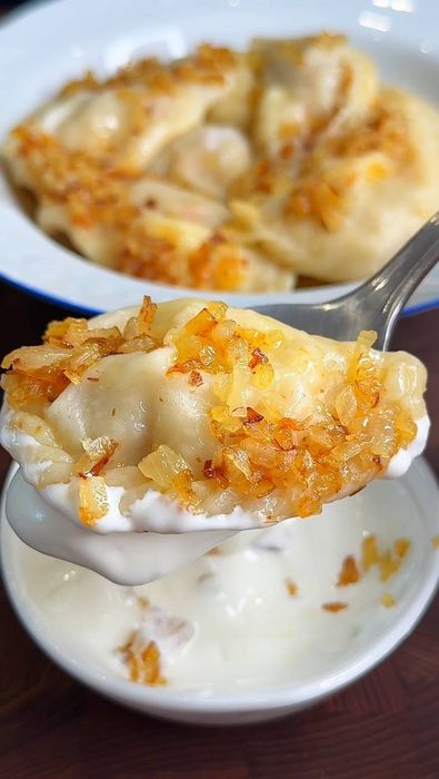 Вареники получаются невероятно ароматными и вкусными