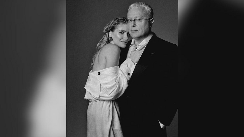 38-летняя Лена Перминова и 65-летний Александр Лебедев. Фото: Инстаграм (запрещен в России)/ @lenaperminova