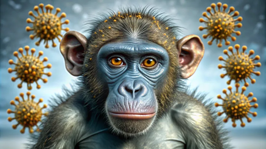 В подмосковном Одинцово двух мужчин госпитализировали с обезьяньей оспой. Фото сгенерировано нейросетью shedevrum.ai по материалам статьи