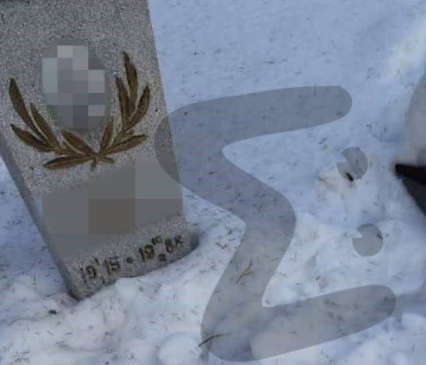 Могила матери душегуба, на которой убили сантехника за долг в 150 тысяч рублей. Фото: @t.me/url_mash 