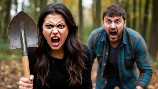 В Дагестане ревнивая жена избила мужа лопатой за любовную переписку с туристкой. Фото сгенерировано нейросетью shedevrum.ai по материалам статьи