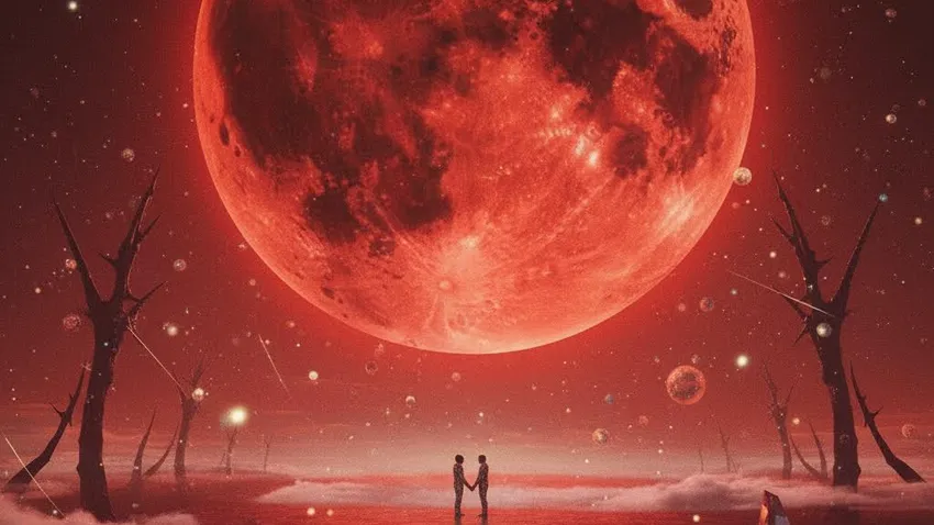 Что нельзя делать в Кровавую Луну в 2026 году. Фото сгенерировано нейросетью Nano Banana
