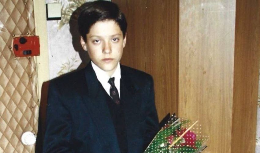 Роман Попов в детстве. Фото: Instagram*