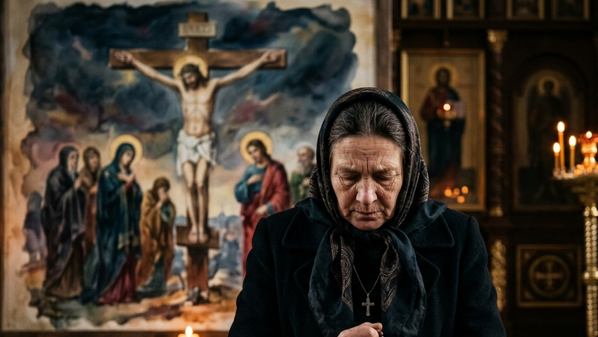 В 2026 году Страстную пятницу отмечают 10 апреля. Фото сгенерировано нейросетью Nano Banana