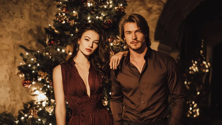 Цвета и стиль Красной Огненной Лошади. Что надеть на Новый 2026 год. Фото сгенерировано нейросетью Midjourney