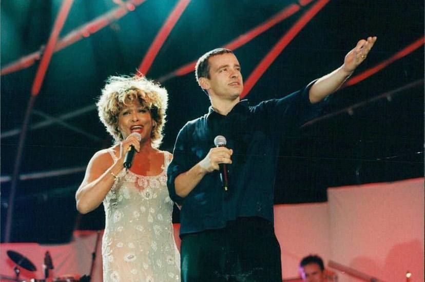 Эрос с Тиной Тёрнер. Фото: Инстаграм (запрещён в России) / @ramazzotti_eros