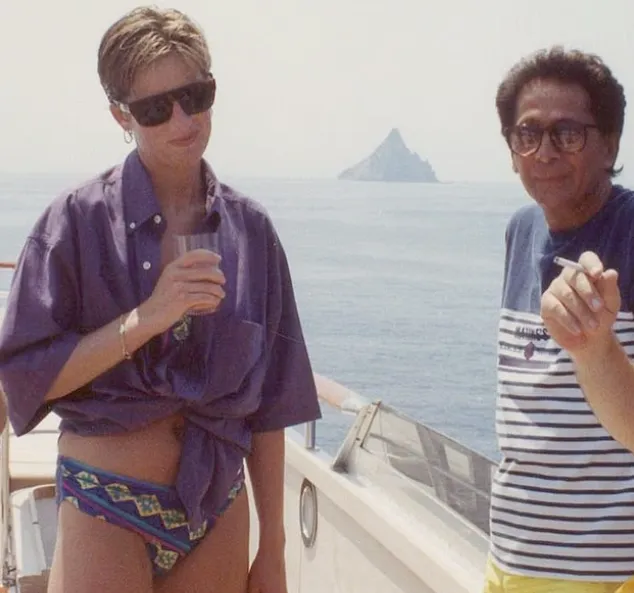 Принцесса Диана на яхте Валентино чувствовала себя как дома. ФОТО: соцсети