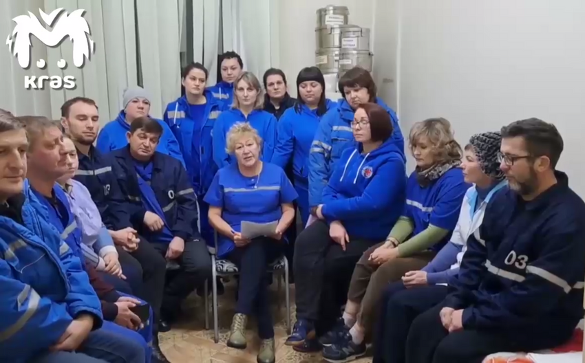 Коллектив скорой помощи не доволен тем, что начальство не выполняет президентские указы. Фото: @t.me/kras_mash