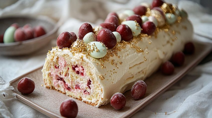 Меренговый рулет идеален: и вкусный, и фигуру не испортит. Фото сгенерировано нейросетью midjourney.com по мотивам публикации