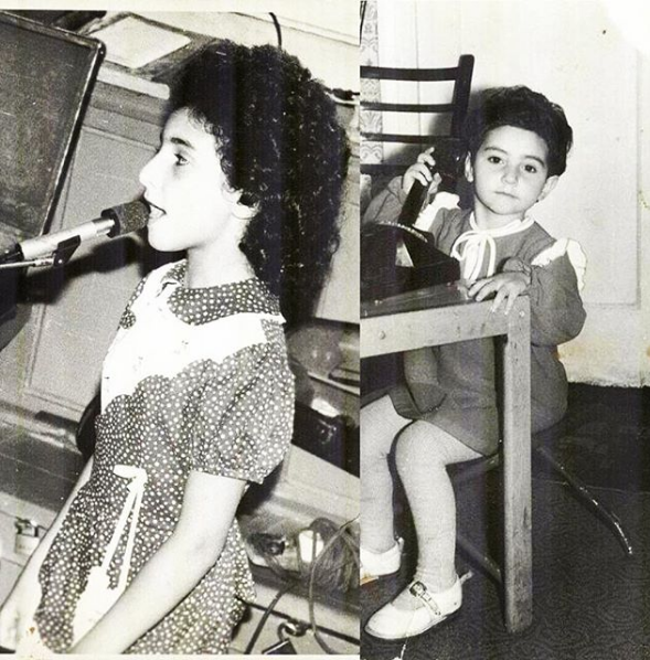 Алла Рид в детстве. Фото: личные соцсети