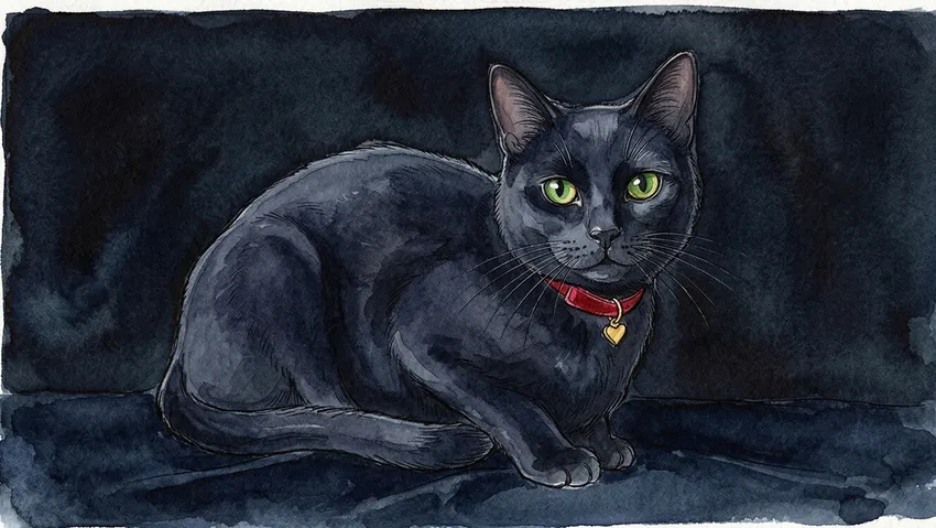 Цвет кошки во сне. Фото сгенерировано нейросетью Nano Banana