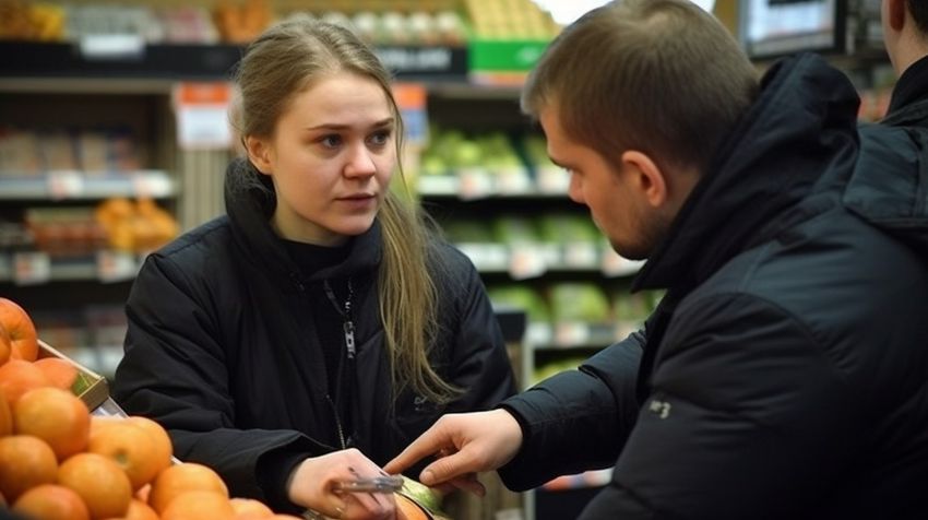 Мужчина пожаловался в Роспотреб из-за того, что ему не выдали рубль сдачи. ФОТО СГЕНЕРИРОВАНО НЕЙРОСЕТЬЮ MIDJOURNEY.COM ПО МАТЕРИАЛАМ СТАТЬИ