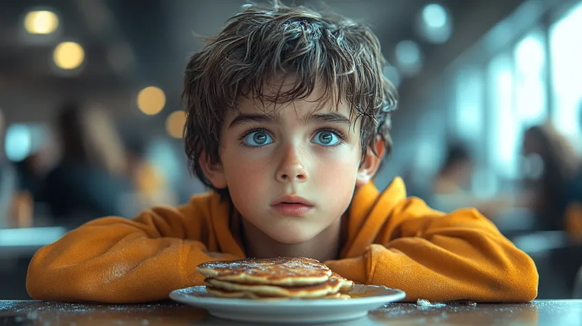 В Тюменской области 116 детей отравились, поев пюре в школьной столовой. Фото сгенерировано нейросетью midjourney.com по материалам статьи