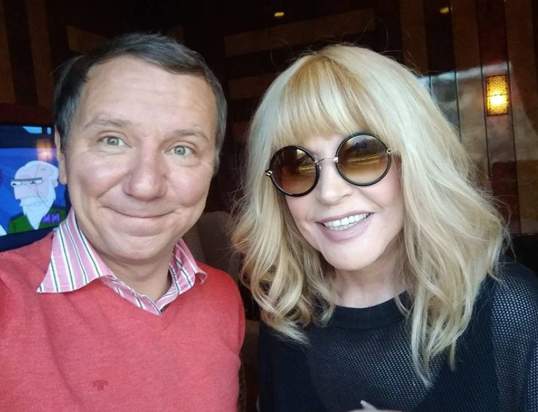 Миша Гребенщиков с Аллой Пугачёвой. Фото: личный архив 