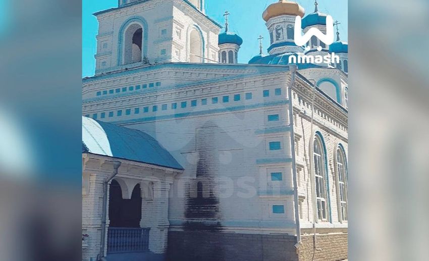 В Нижегородской области мужчина пытался поджечь храм из-за ссоры с верующей мамой. Фото: @t.me/mash_nimash