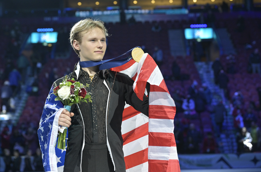 Илья Малинин стал чемпионом мира. Фото: legion-media.ru