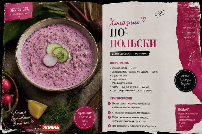 Холодник по-польски. Коллаж: Сорокина Екатерина