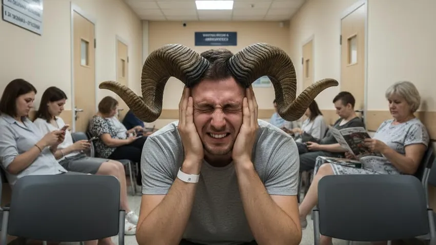 В 2026 году Овнам нужно быть внимательным к голове. Фото сгенерировано нейросетью Nano Banana