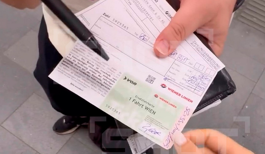 В Австрии россияне получили штраф 30 тыс, спросив у контролера, как купить билет. Фото: t.me/shot_shot