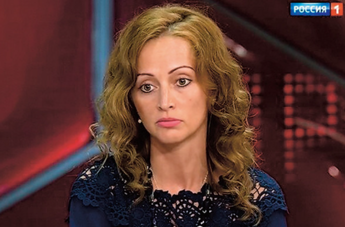 Полина Белова несколько лет была любовницей Кельми. Кадр из передачи на канале «Россия 1» 