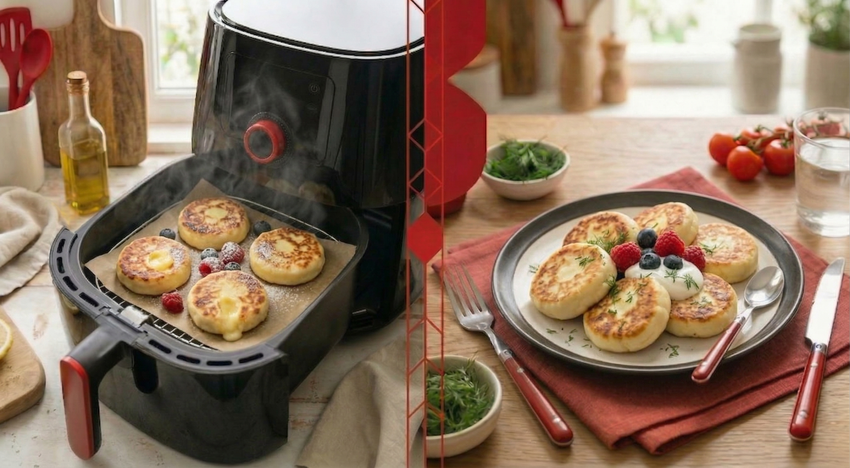 Творожные сырники. Фото сгенерировано нейросетью Nano Banana