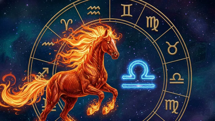 Общий гороскоп для Весов на 2026 год. Фото сгенерировано нейросетью Nano Banana