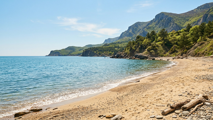 Погода в Сочи, Краснодаре и Крыму в апреле 2026 года. Фото сгенерировано нейросетью Nano Banana