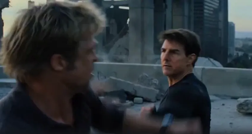 Созданное ИИ видео битвы Брэда Питта с Томом Крузом на крыше перепугало людей. Фото: соцсети