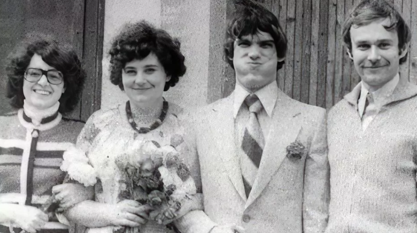Валерий Гаркалин и Екатерина в день свадьбы. Фото: личный архив Валерия Гаркалина