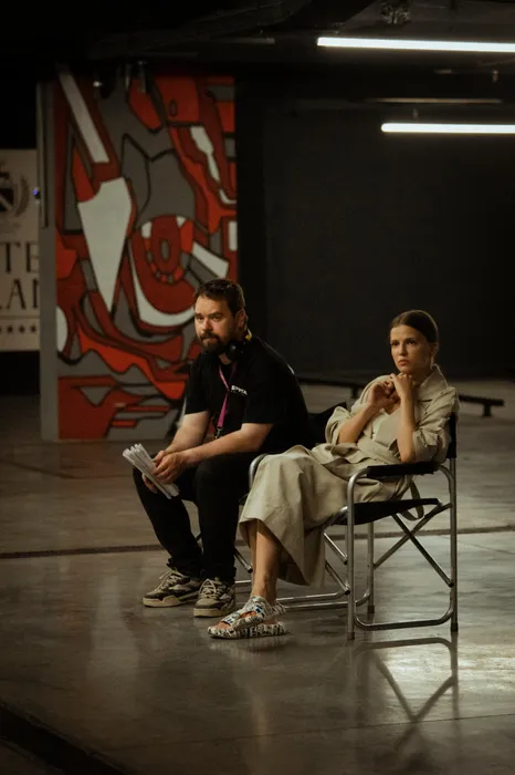 Ника Здорик на съемках сериала «Ландыши. Вторая весна». Фото: онлайн-кинотеатр Wink