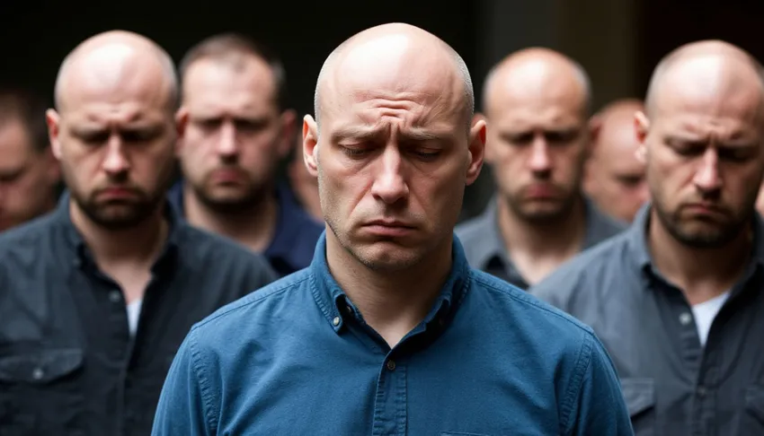 Эпидемия облысения: более 30% мужчин всего мира страдают от алопеции. Фото сгенерировано нейросетью shedevrum.ai по материалам статьи