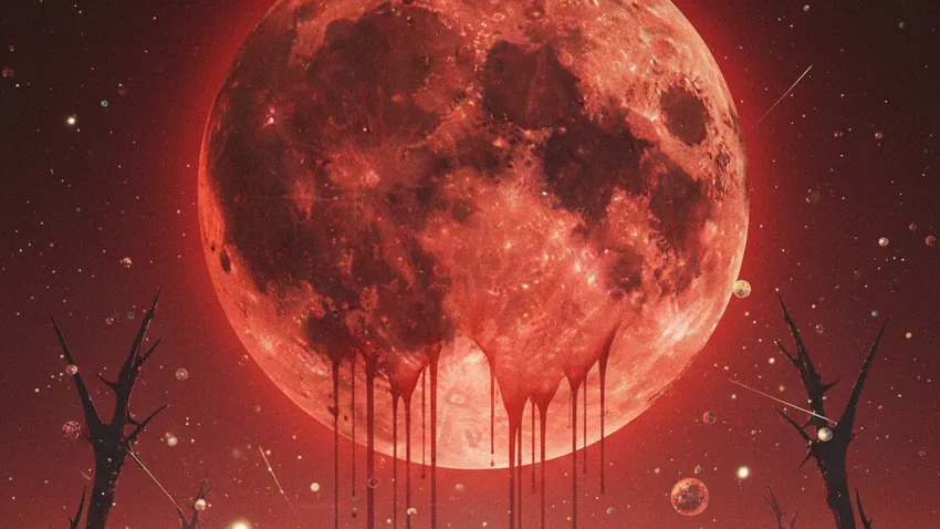 Какого числа Кровавая Луна будет в 2026 году. Фото сгенерировано нейросетью Nano Banana