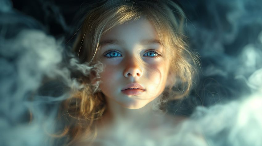  4-летняя девочка обожгла лицо и тело кипятком из ванны во время купания. Фото сгенерировано нейросетью midjourney.com по материалам статьи