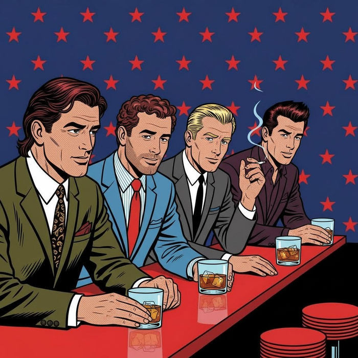 Мужчинам-Рыбам в январе 2026 года нужно провести время с друзьями. Фото сгенерировано нейросетью Nano Banana