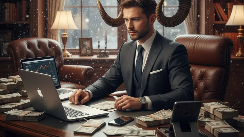 В 2026 году у Козерогов будут все условия для увеличения дохода. Фото сгенерировано нейросетью Nano Banana