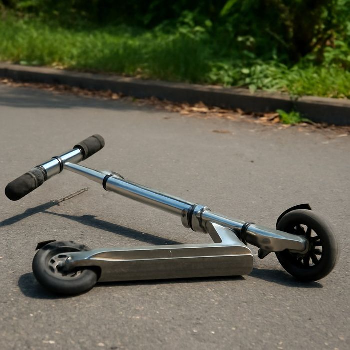 Турист из Поволжья отсудил у мэрии Нижнего 400 тыс за падение с самоката. Фото сгенерировано нейросетью Perplexity по материалам статьи.