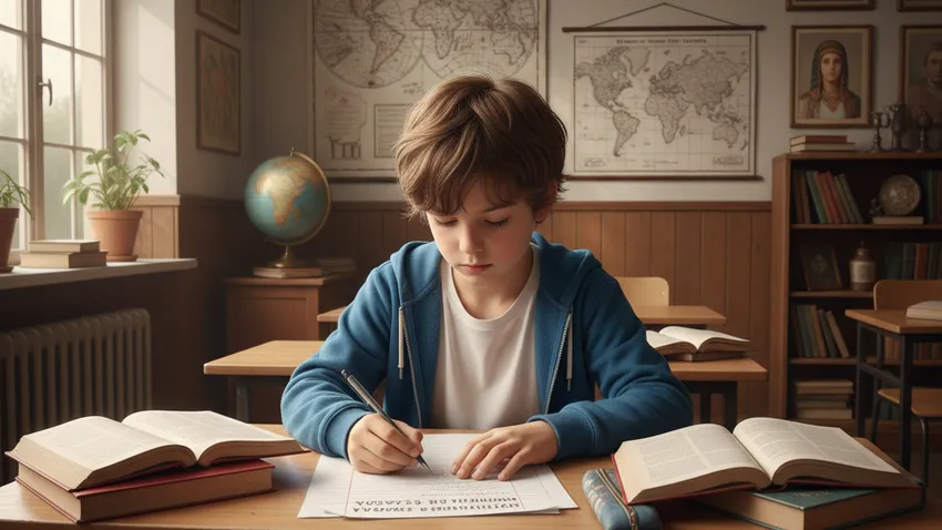 ВПР 5 класса в 2026 году. Фото сгенерировано нейросетью Nano Banana